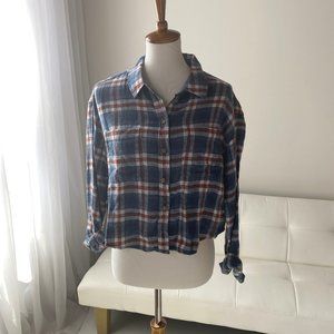 American Eagle Flannel Top